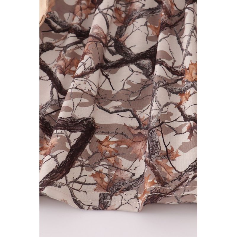 Embroidered Hunting Deer Pants Set