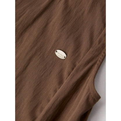 Willow Brown Ruffle Dress