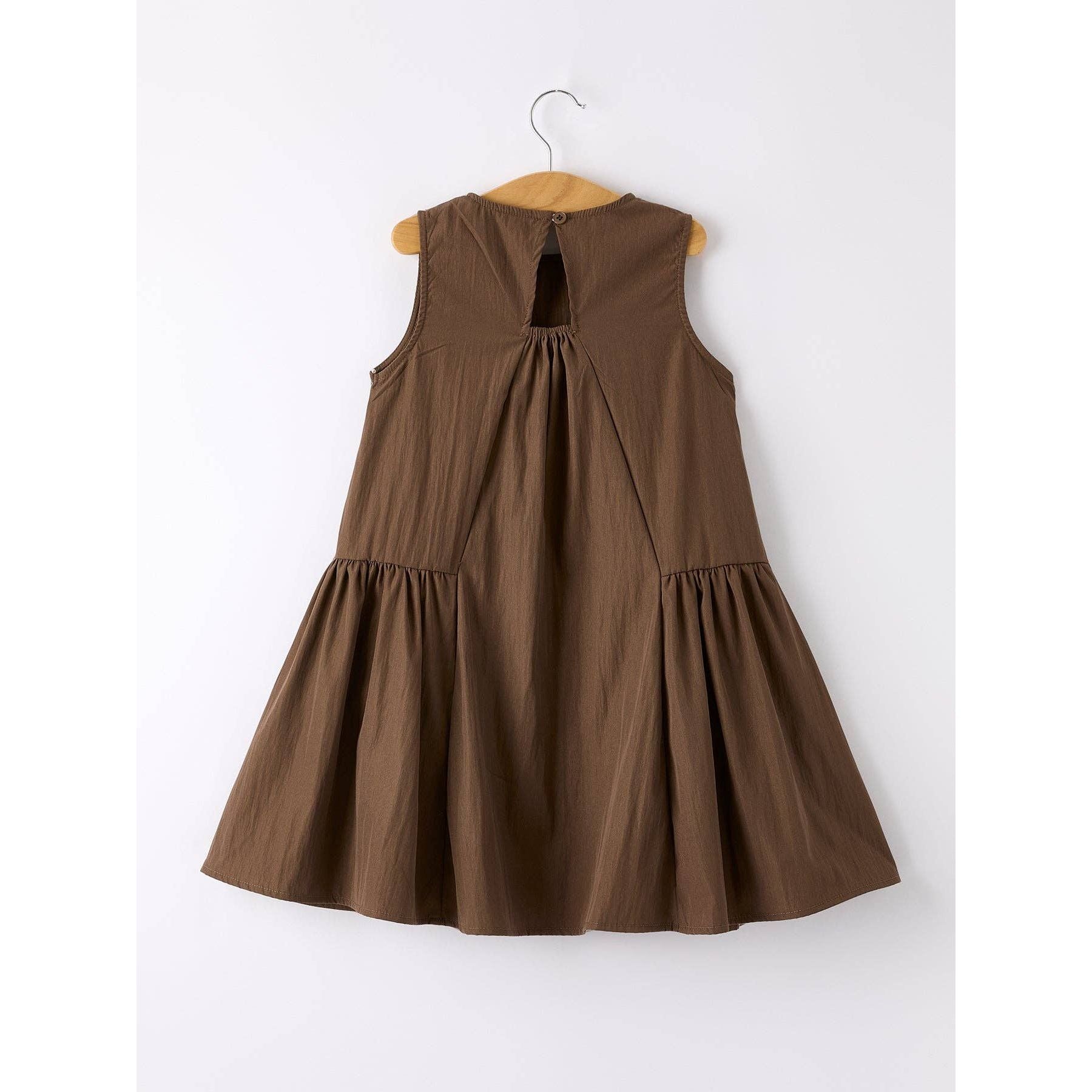 Willow Brown Ruffle Dress Little Twinkles & Glitz Willow Brown Ruffle Dress Little Twinkles & Glitz