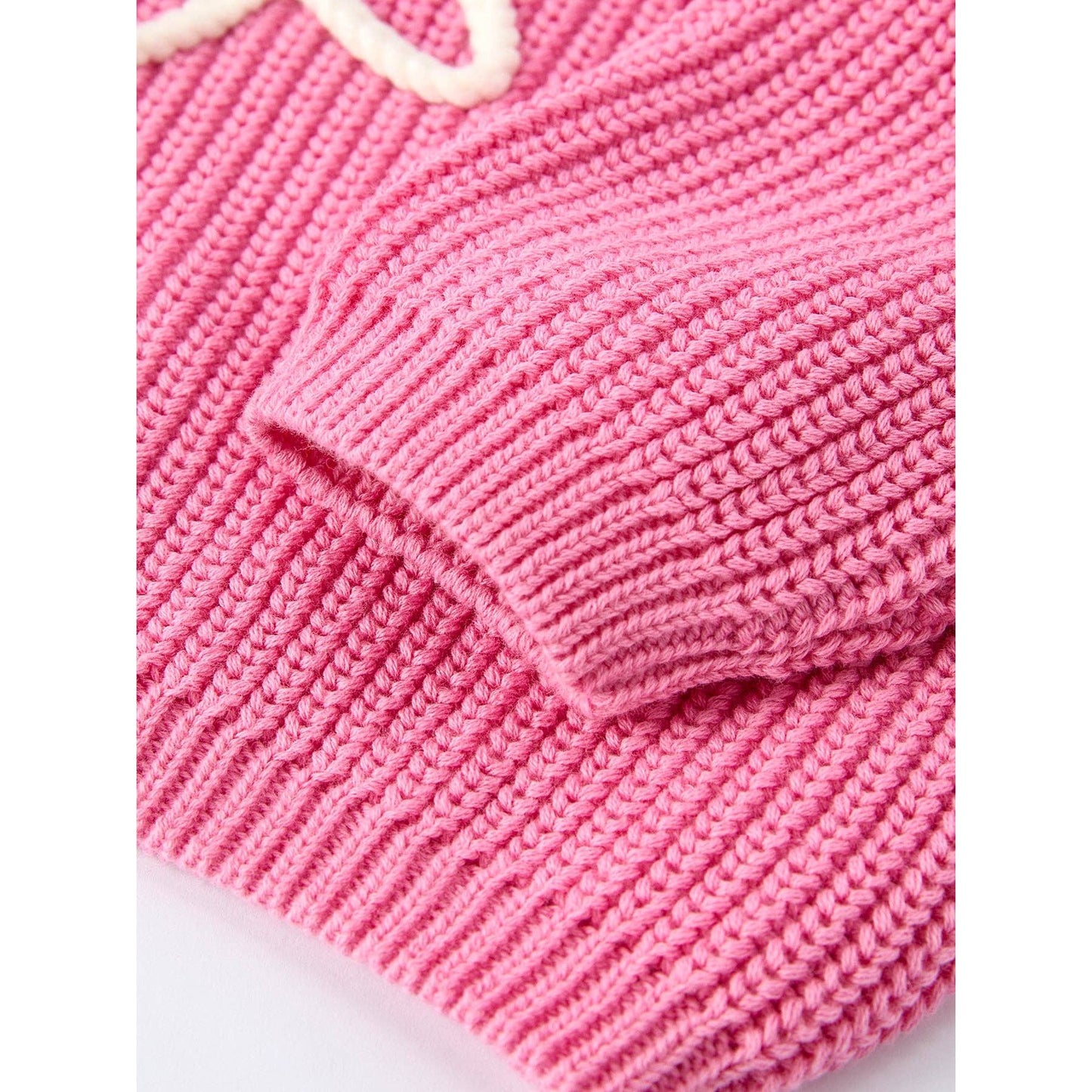 Valentine's Day Pink Bow Sweater