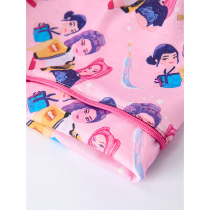 Pink Star Print Girl Pajama